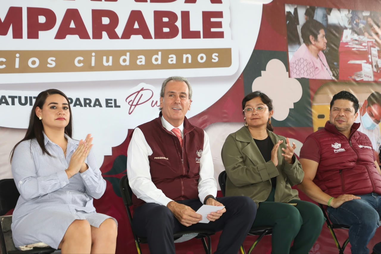 Pepe Chedraui acerca servicios integrales para abatir la marginación social en Puebla capital